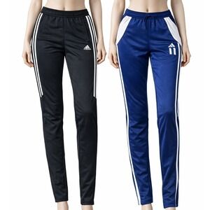 Adidas Tiro 24 Training Pants Womens Soccer Track Pants Black Navy 2 Pack Size S